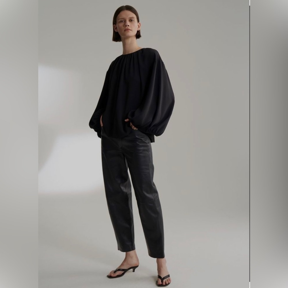 Toteme Pomerance Blouse in Black Size Small New W/ Tags